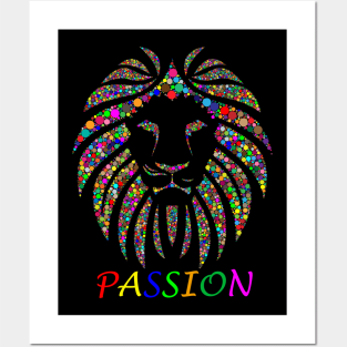 Lion King Passion love Posters and Art